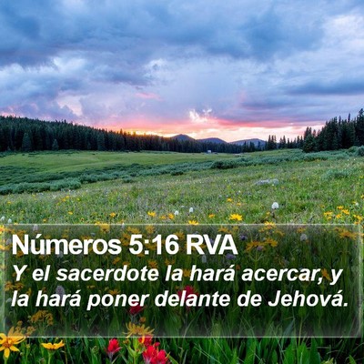 Números 5:16 RVA Bible Verse Image