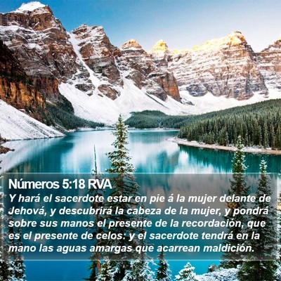 Números 5:18 RVA Bible Verse Image