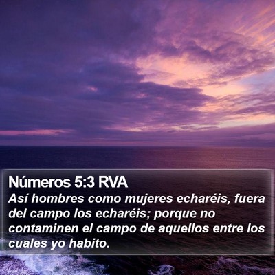 Números 5:3 RVA Bible Verse Image