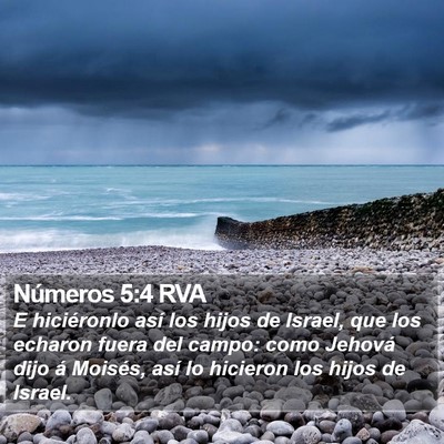 Números 5:4 RVA Bible Verse Image