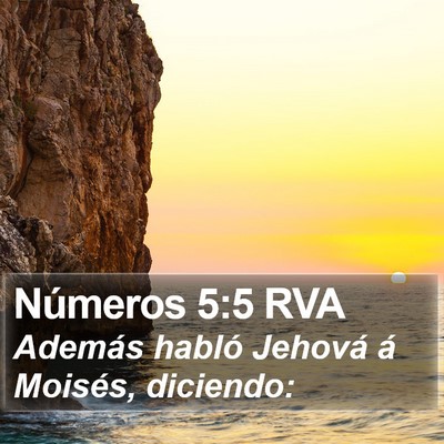 Números 5:5 RVA Bible Verse Image