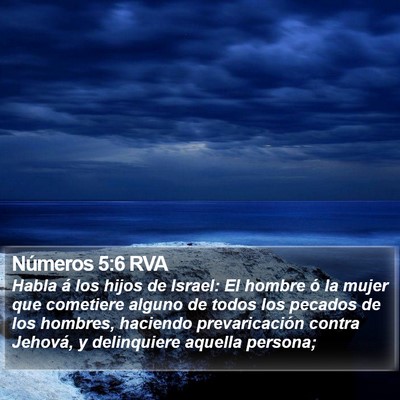 Números 5:6 RVA Bible Verse Image