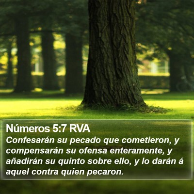 Números 5:7 RVA Bible Verse Image