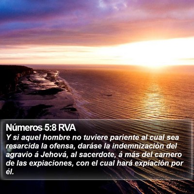 Números 5:8 RVA Bible Verse Image