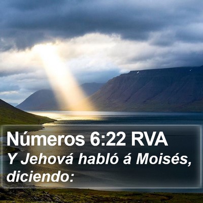 Números 6:22 RVA Bible Verse Image
