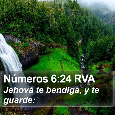Números 6:24 RVA Bible Verse Image