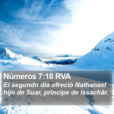 Números 7:18 RVA Bible Verse Image