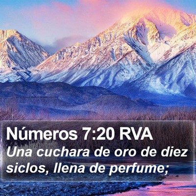 Números 7:20 RVA Bible Verse Image