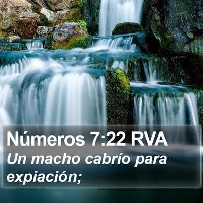 Números 7:22 RVA Bible Verse Image