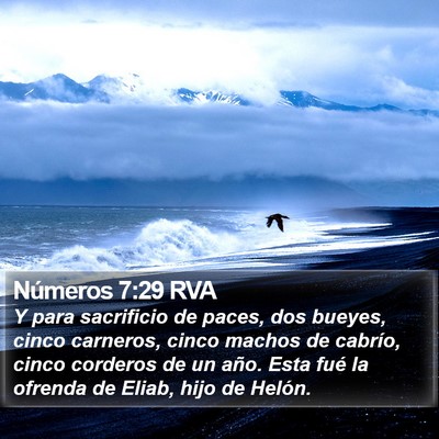 Números 7:29 RVA Bible Verse Image