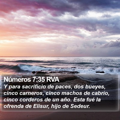 Números 7:35 RVA Bible Verse Image