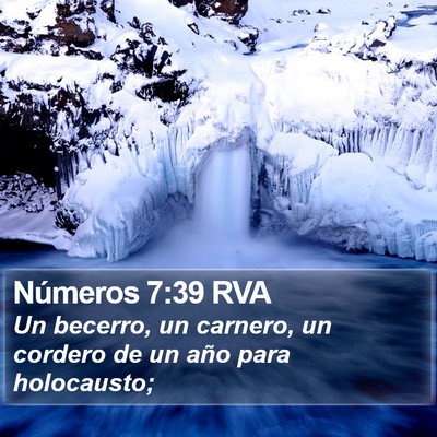 Números 7:39 RVA Bible Verse Image