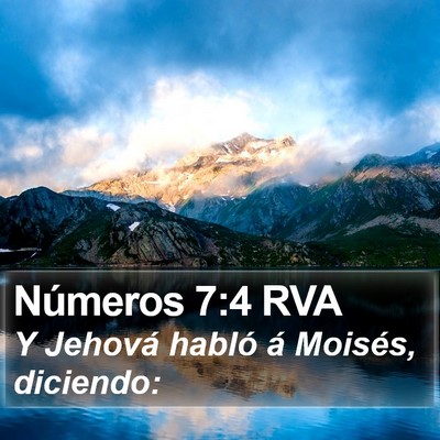 Números 7:4 RVA Bible Verse Image