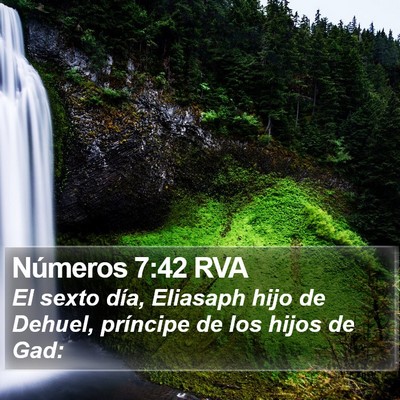 Números 7:42 RVA Bible Verse Image