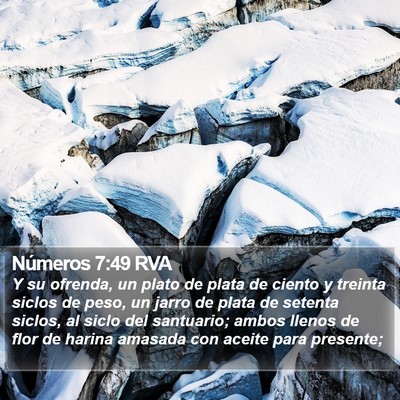 Números 7:49 RVA Bible Verse Image