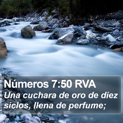 Números 7:50 RVA Bible Verse Image