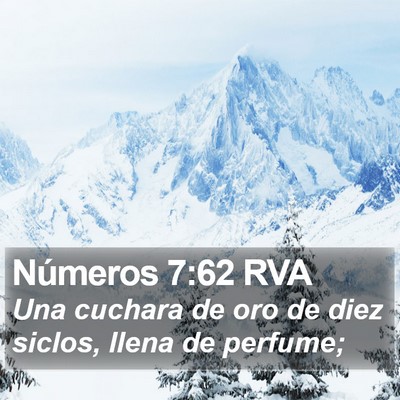Números 7:62 RVA Bible Verse Image