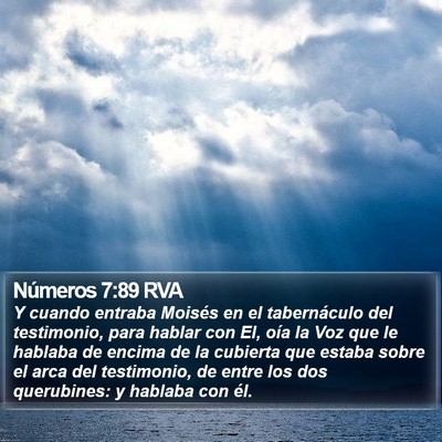 Números 7:89 RVA Bible Verse Image