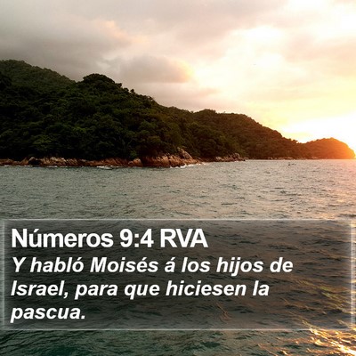 Números 9:4 RVA Bible Verse Image