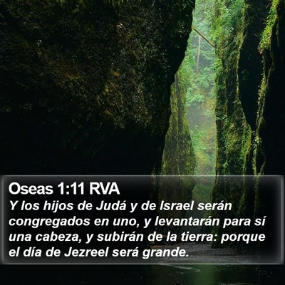 Oseas 1:11 RVA Bible Verse Image