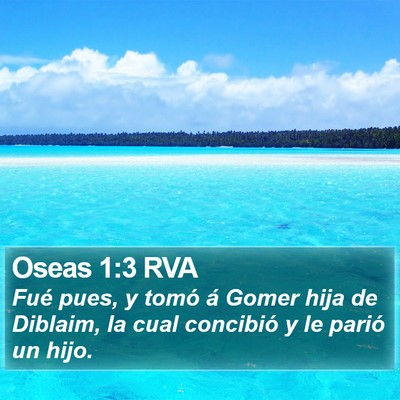 Oseas 1:3 RVA Bible Verse Image