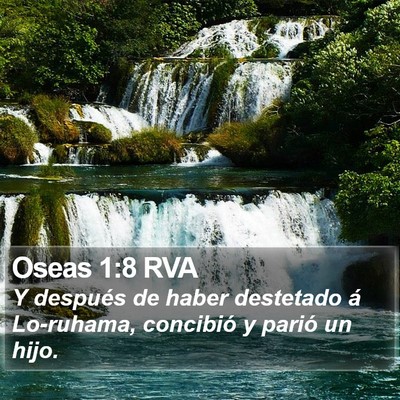 Oseas 1:8 RVA Bible Verse Image