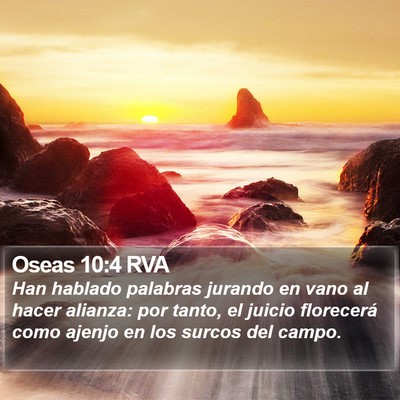 Oseas 10:4 RVA Bible Verse Image