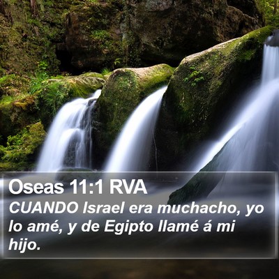 Oseas 11:1 RVA Bible Verse Image