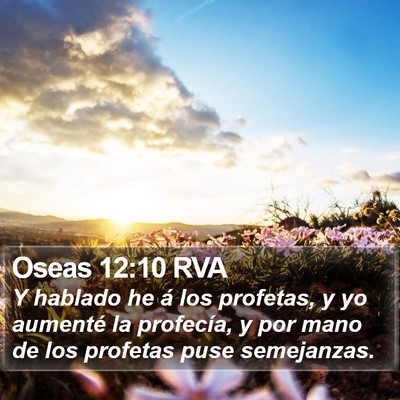 Oseas 12:10 RVA Bible Verse Image