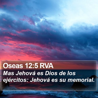 Oseas 12:5 RVA Bible Verse Image