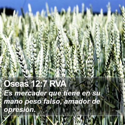Oseas 12:7 RVA Bible Verse Image