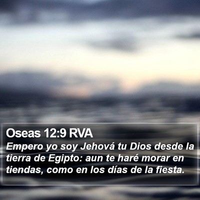 Oseas 12:9 RVA Bible Verse Image
