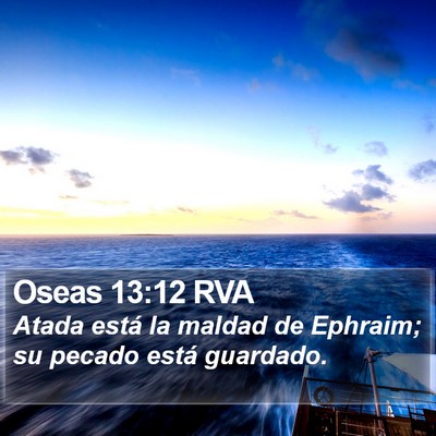 Oseas 13:12 RVA Bible Verse Image