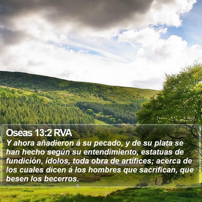 Oseas 13:2 RVA Bible Verse Image
