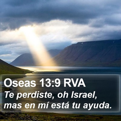 Oseas 13:9 RVA Bible Verse Image