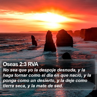 Oseas 2:3 RVA Bible Verse Image
