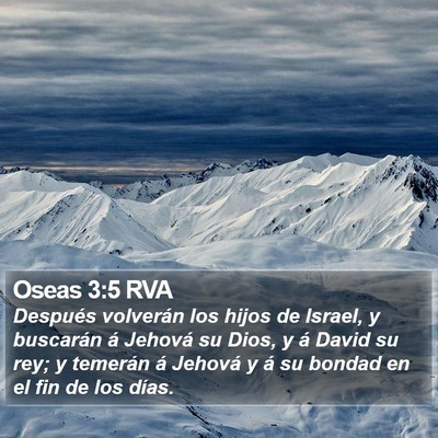 Oseas 3:5 RVA Bible Verse Image