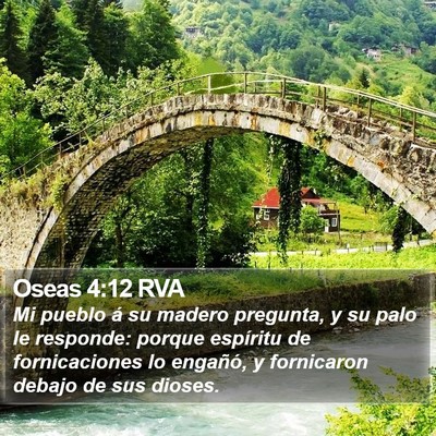 Oseas 4:12 RVA Bible Verse Image