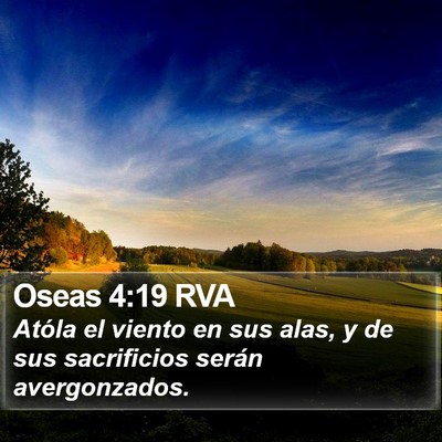 Oseas 4:19 RVA Bible Verse Image