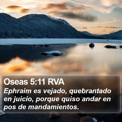 Oseas 5:11 RVA Bible Verse Image