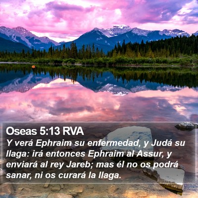 Oseas 5:13 RVA Bible Verse Image