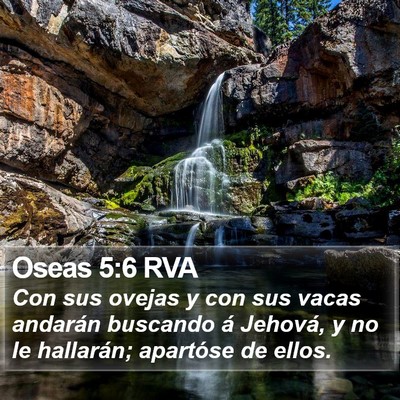Oseas 5:6 RVA Bible Verse Image