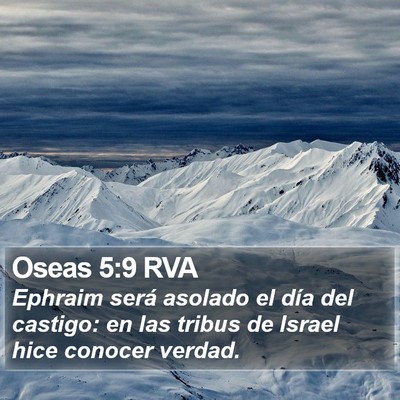 Oseas 5:9 RVA Bible Verse Image