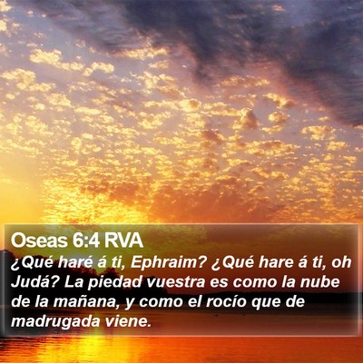 Oseas 6:4 RVA Bible Verse Image