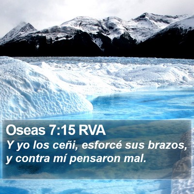 Oseas 7:15 RVA Bible Verse Image