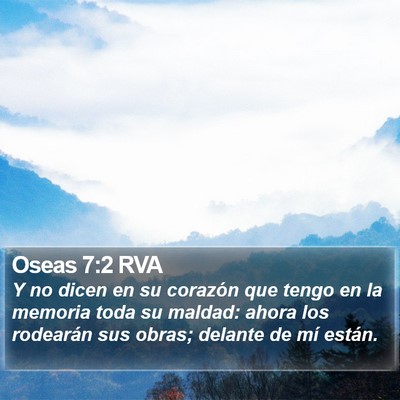 Oseas 7:2 RVA Bible Verse Image