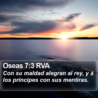 Oseas 7:3 RVA Bible Verse Image
