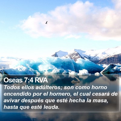 Oseas 7:4 RVA Bible Verse Image