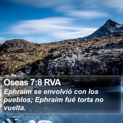 Oseas 7:8 RVA Bible Verse Image