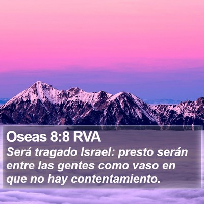 Oseas 8:8 RVA Bible Verse Image